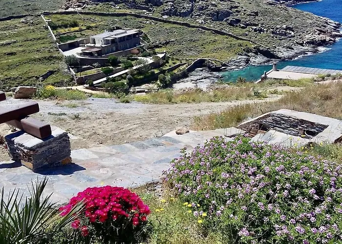 Aperon - 5 Bed, 5 Bath - Kea Rent - Kastellakia Bay וילה Koundouros